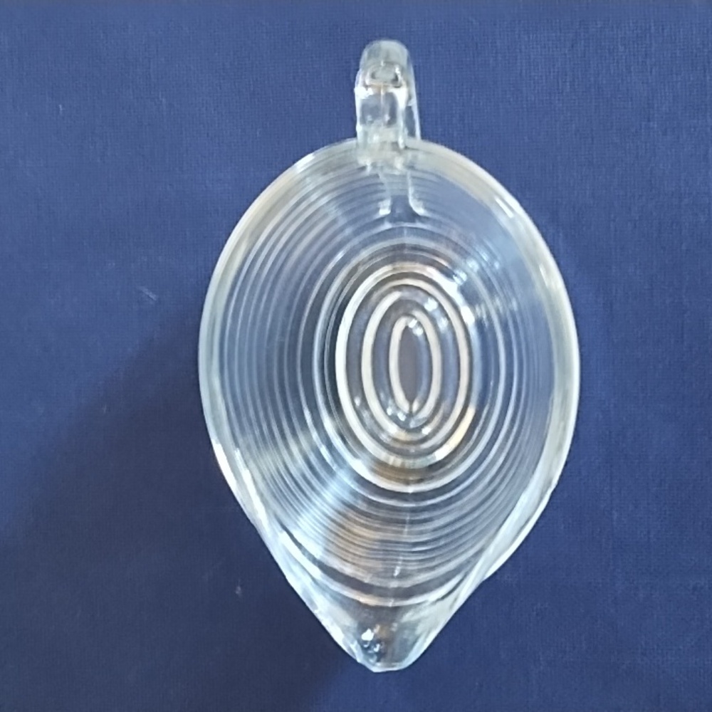 ANCHOR HOCKING MANHATTAN CLEAR GLASS CREAMER & SUGAR BOWL - Picture 9 of 10